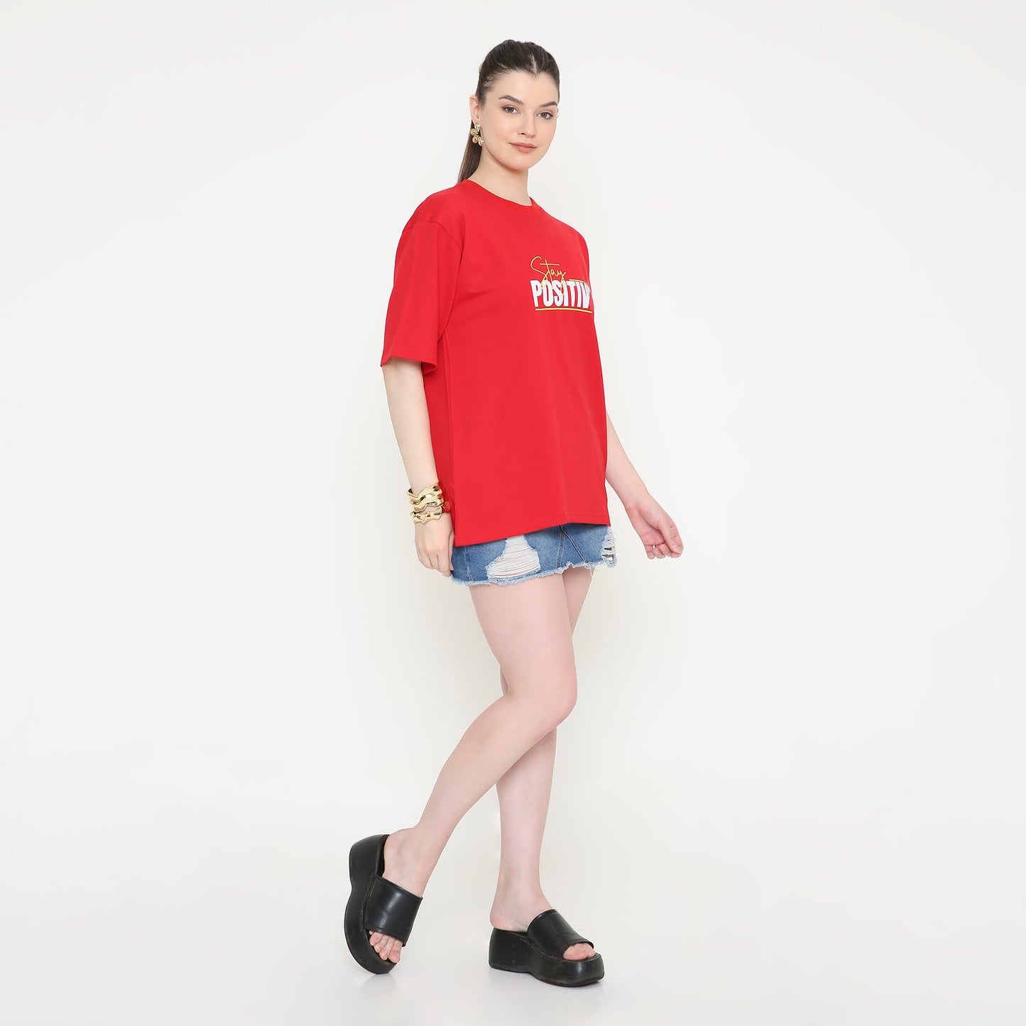 Stay Positive Pop Tee