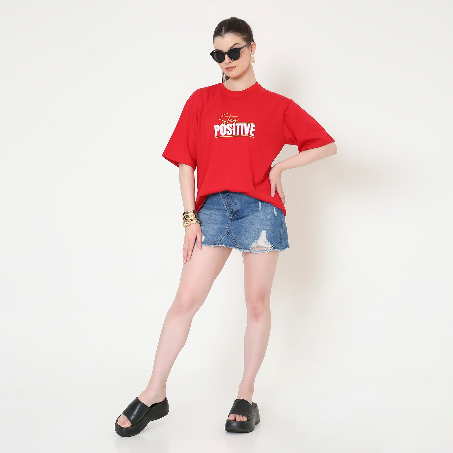 Stay Positive Pop Tee