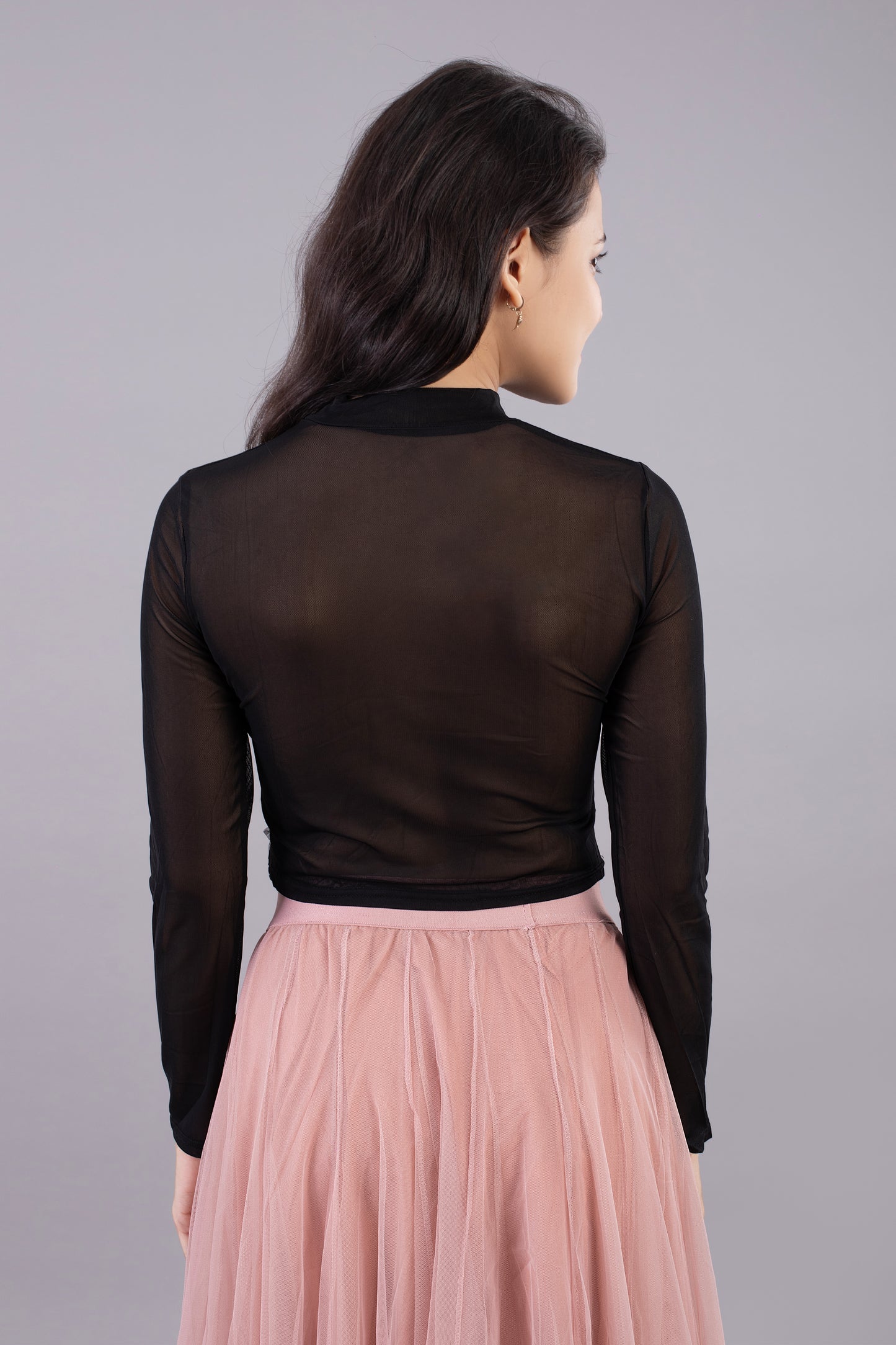 Metalic Mesh Top