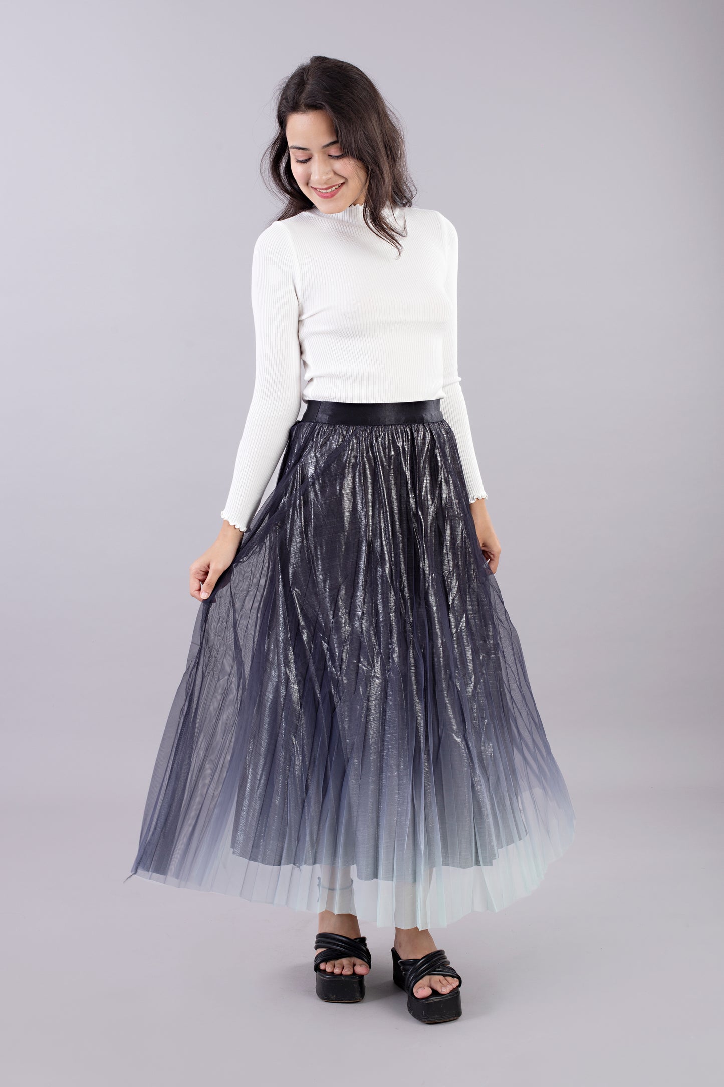 Shimmer Net Skirt