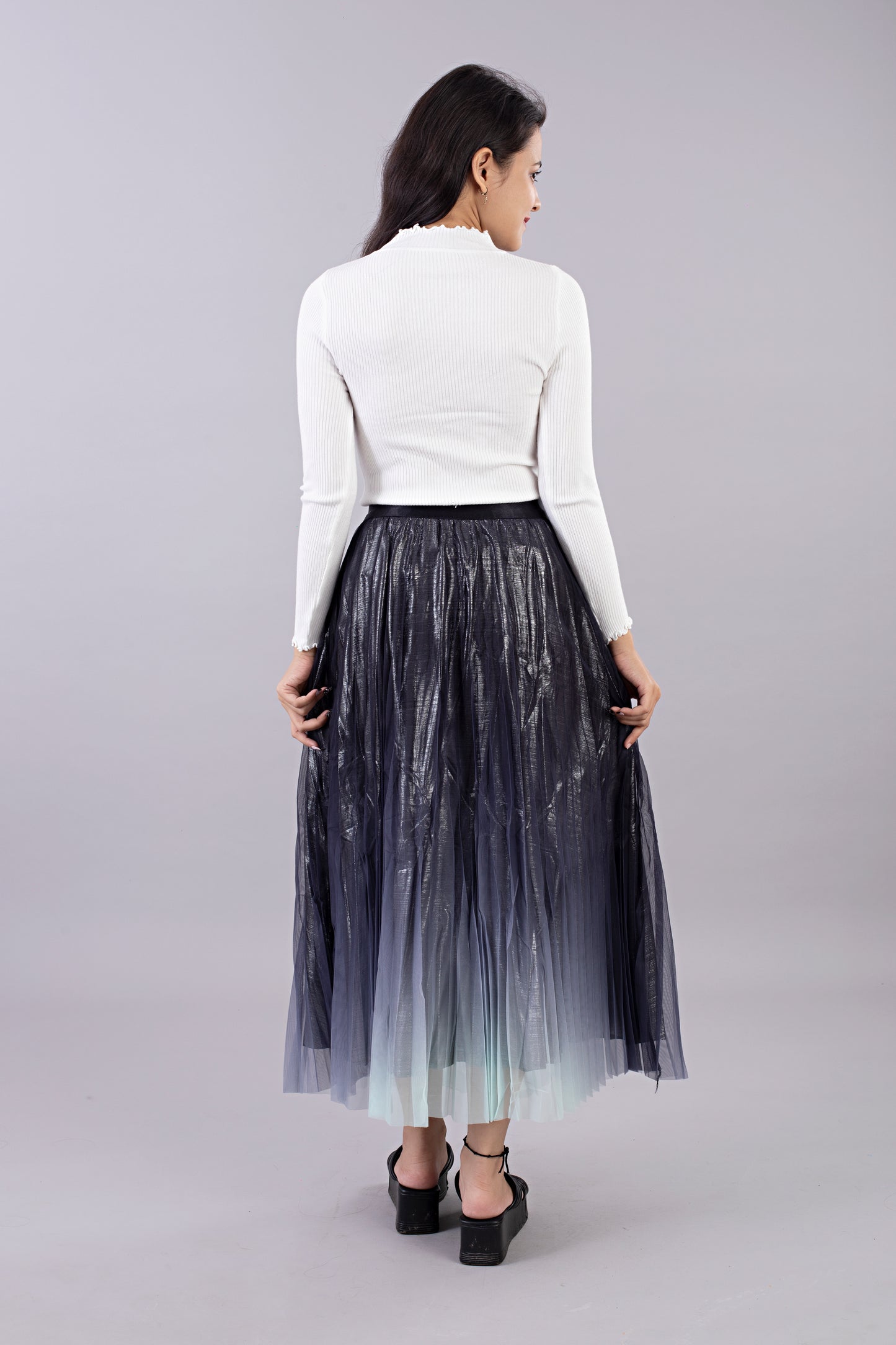 Shimmer Net Skirt