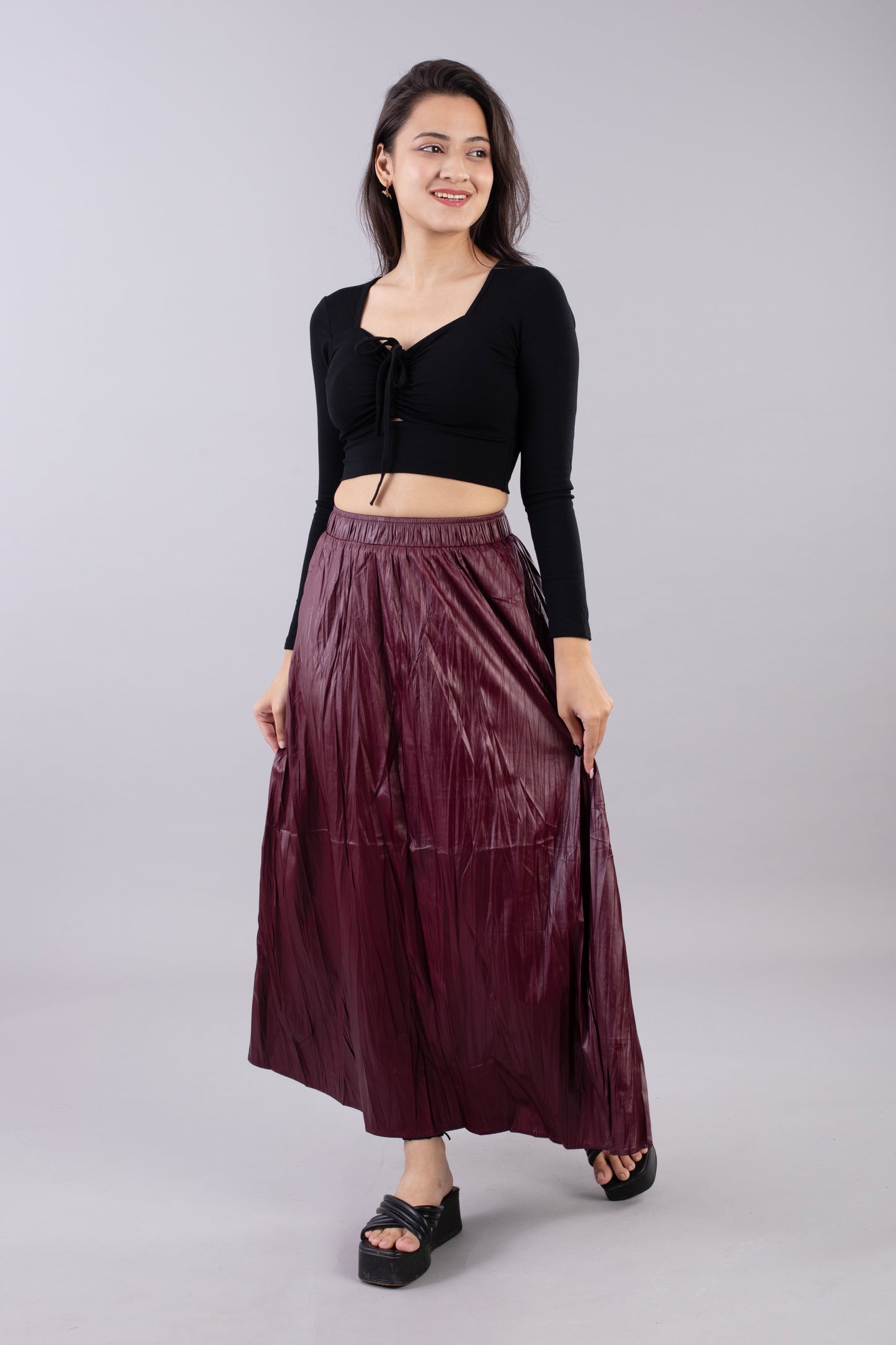 Leather Skirt (Long)