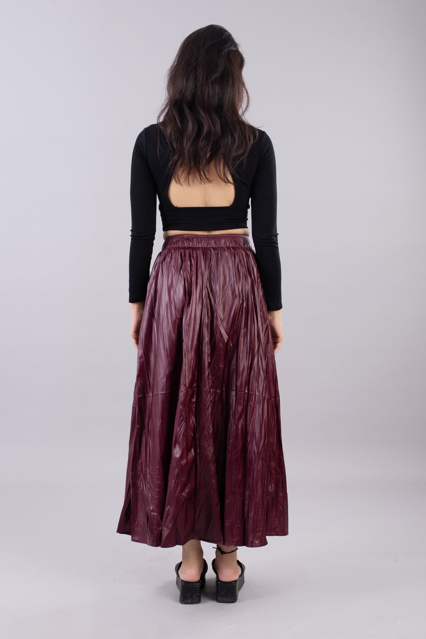 Leather Skirt (Long)