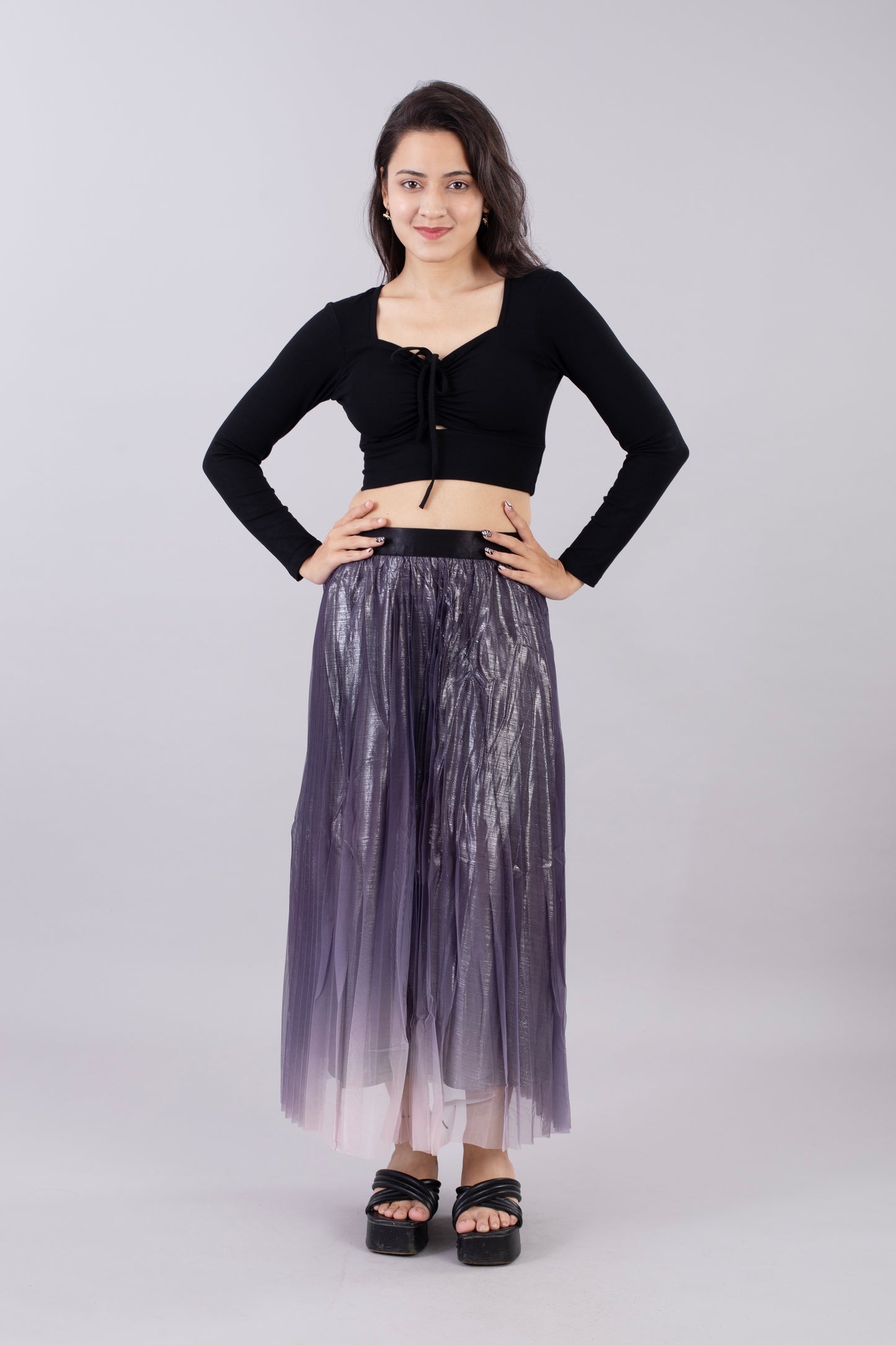 Shimmer Net Skirt