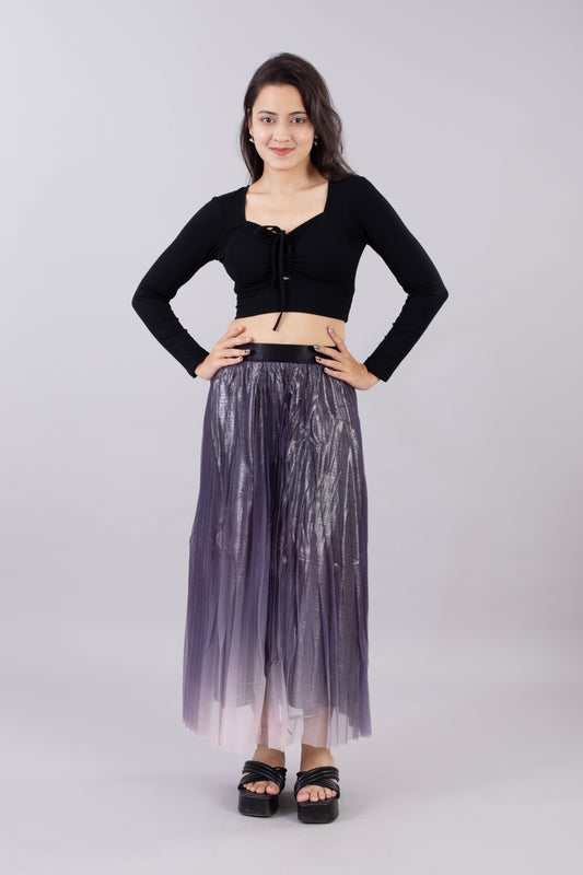 Shimmer Net Skirt
