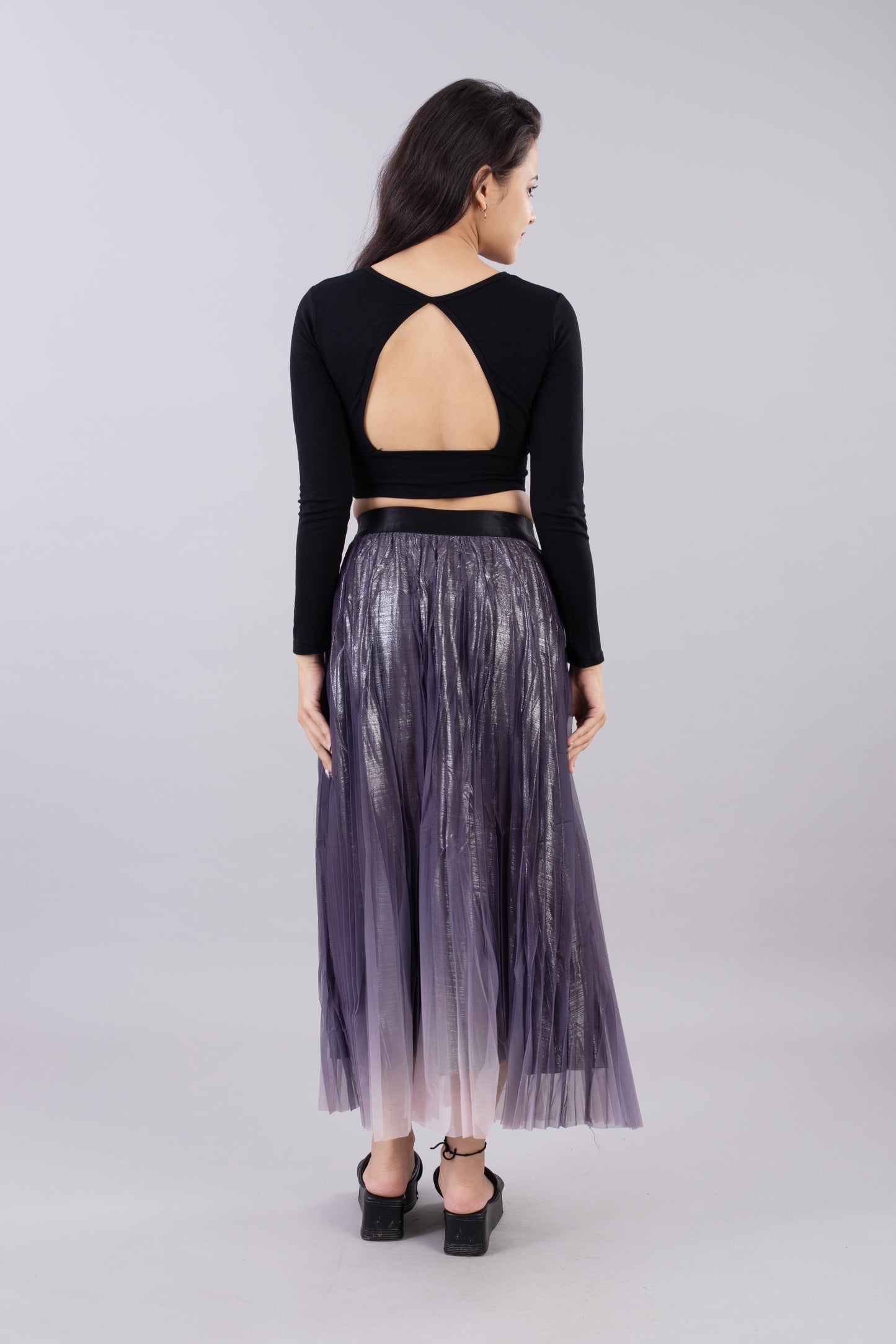 Shimmer Net Skirt