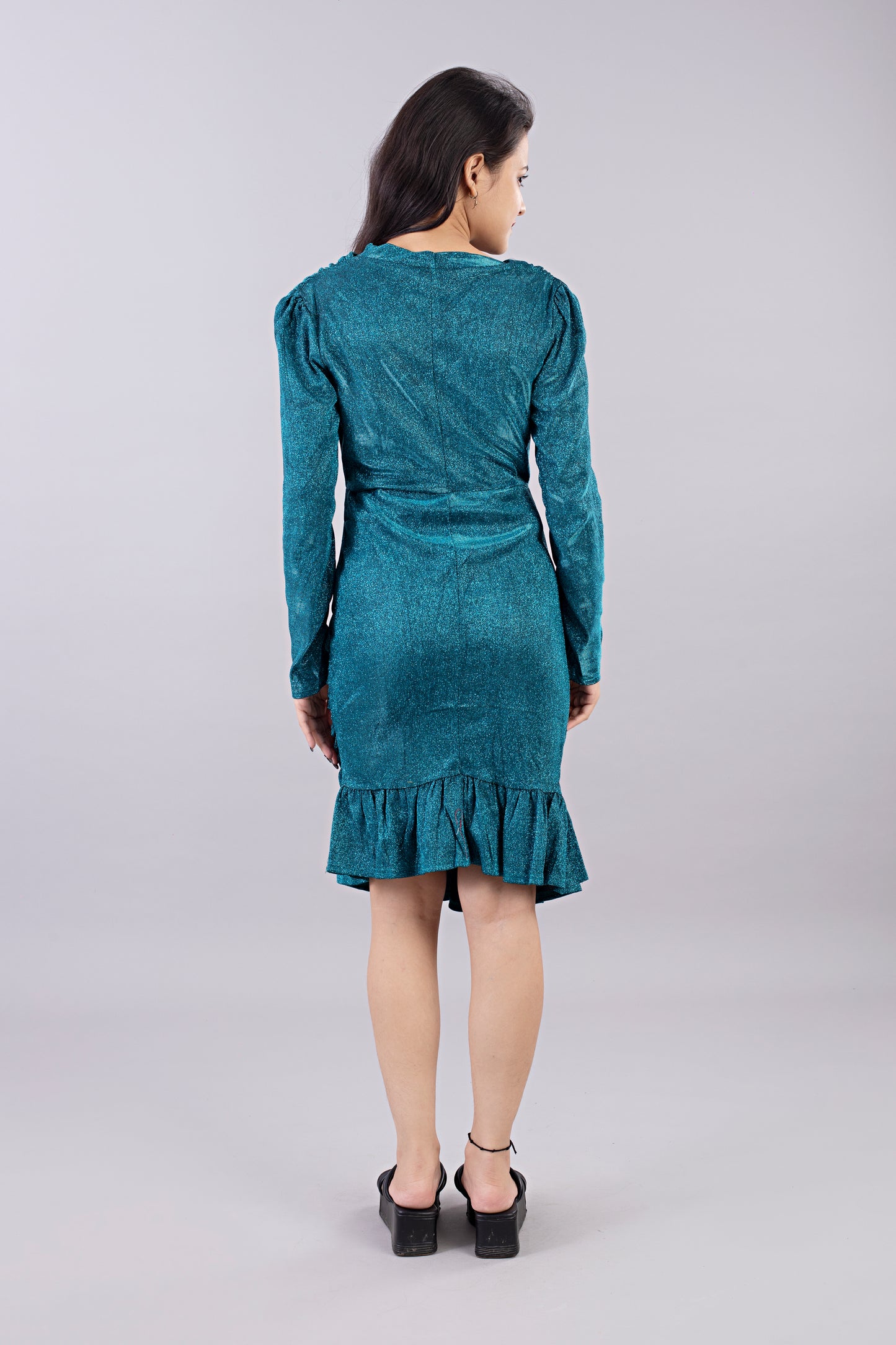 Shimmer Overlap One-Piece