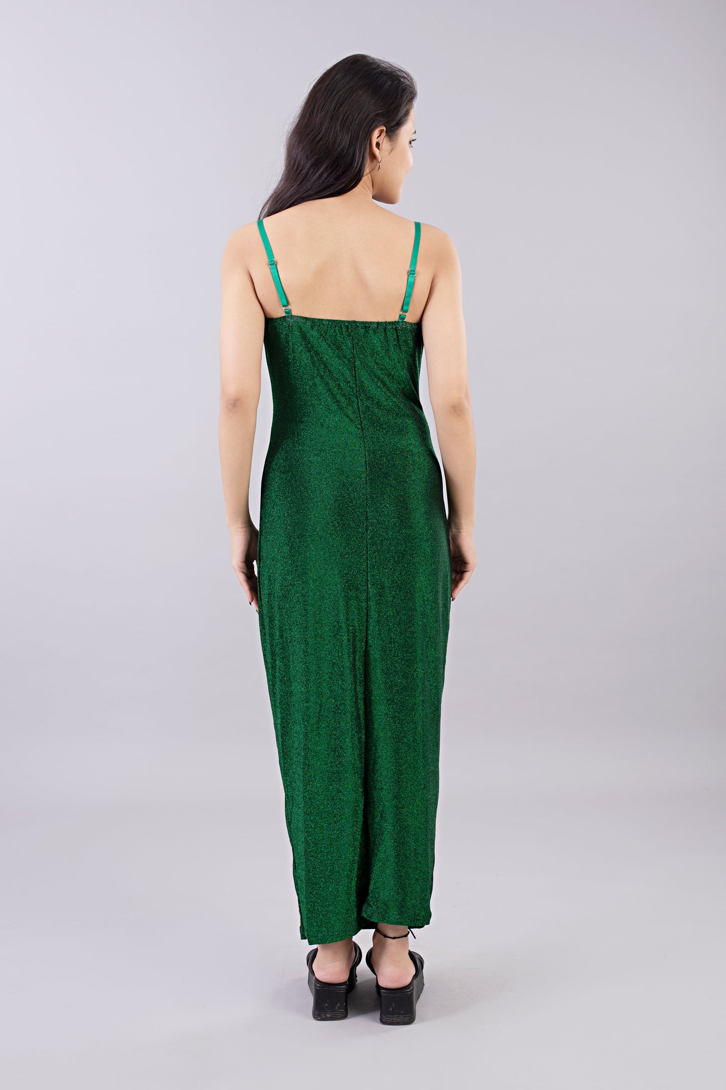 Glitter Slip One-Piece Dress