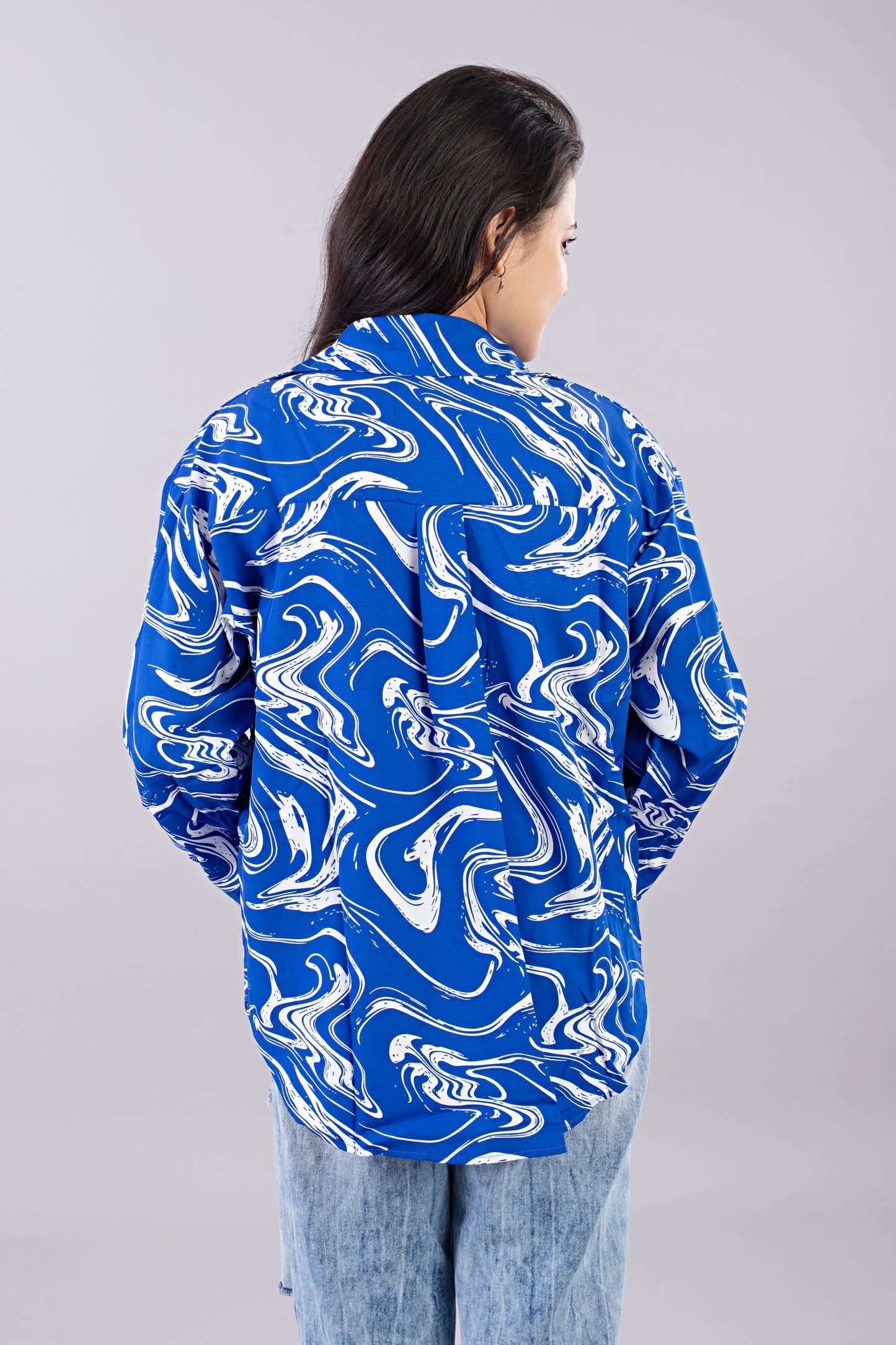 Printed 2 piece (Overshirt & Blouse)