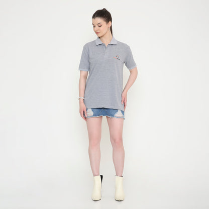 Grey Polo Tee