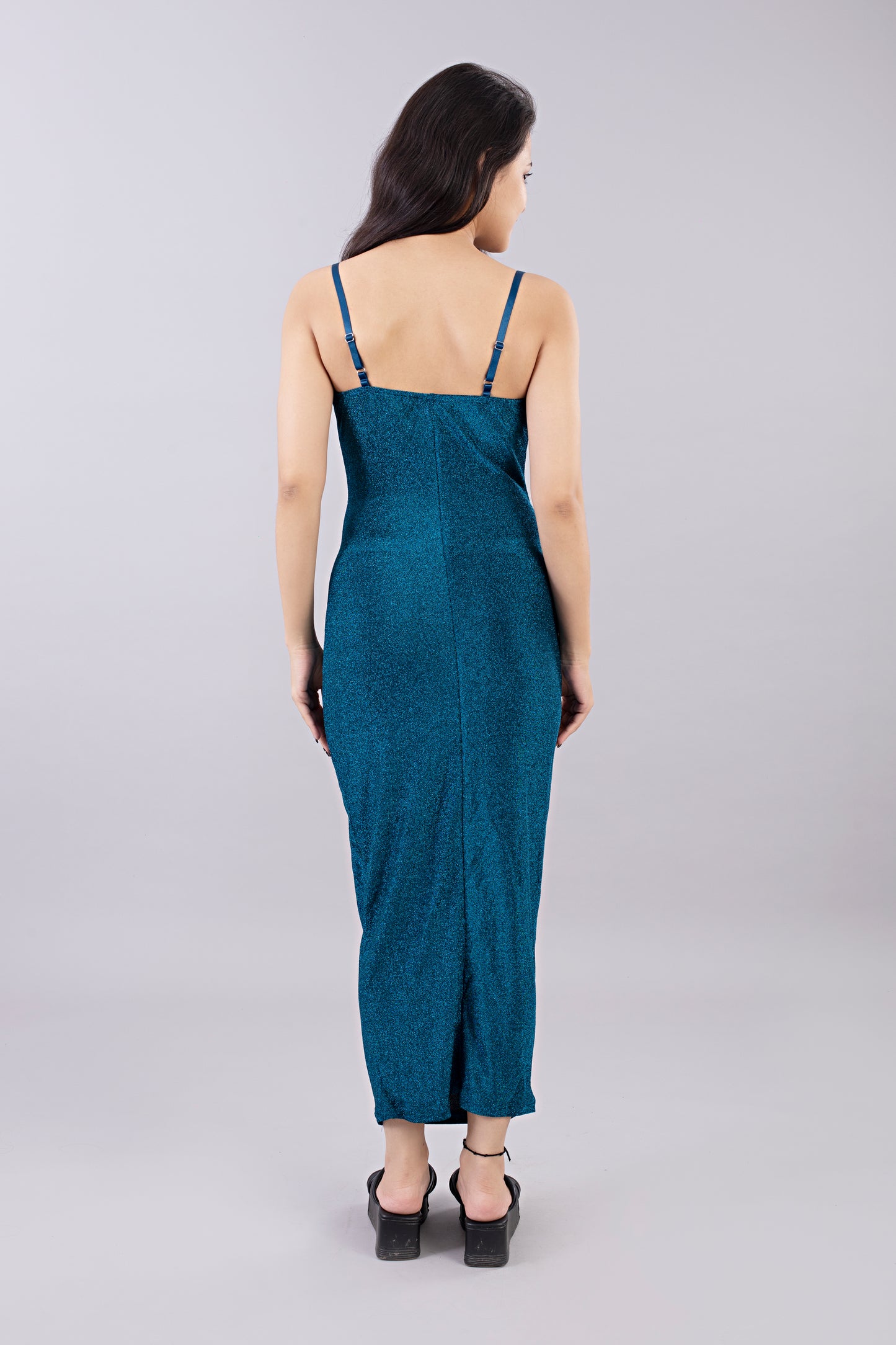 Glitter Slip One-Piece Dress