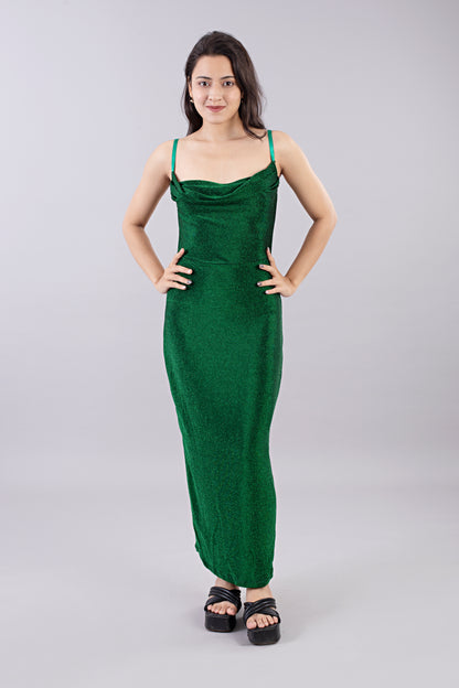 Glitter Slip One-Piece Dress