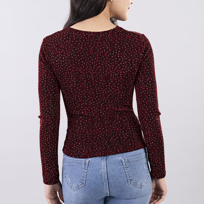 Ruched Party Shirt